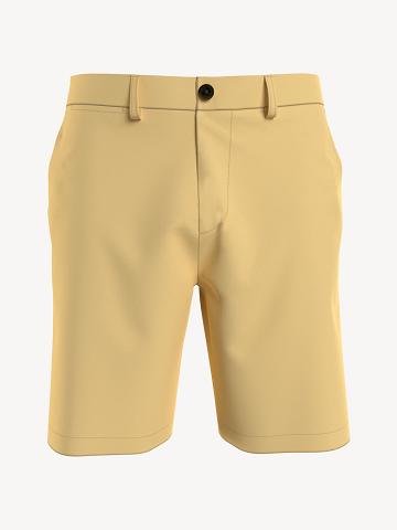Férfi Tommy Hilfiger Regular fit essential 9" comfort stretch Rövidnadrág Sárga | HU 1003BEX